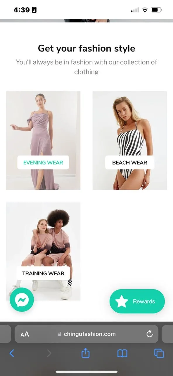 Chingu Fashion - Website design 22 | MAZCODEX portfolio